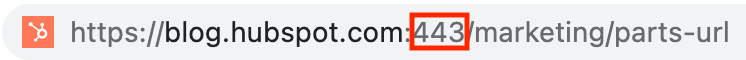 Url parts: port